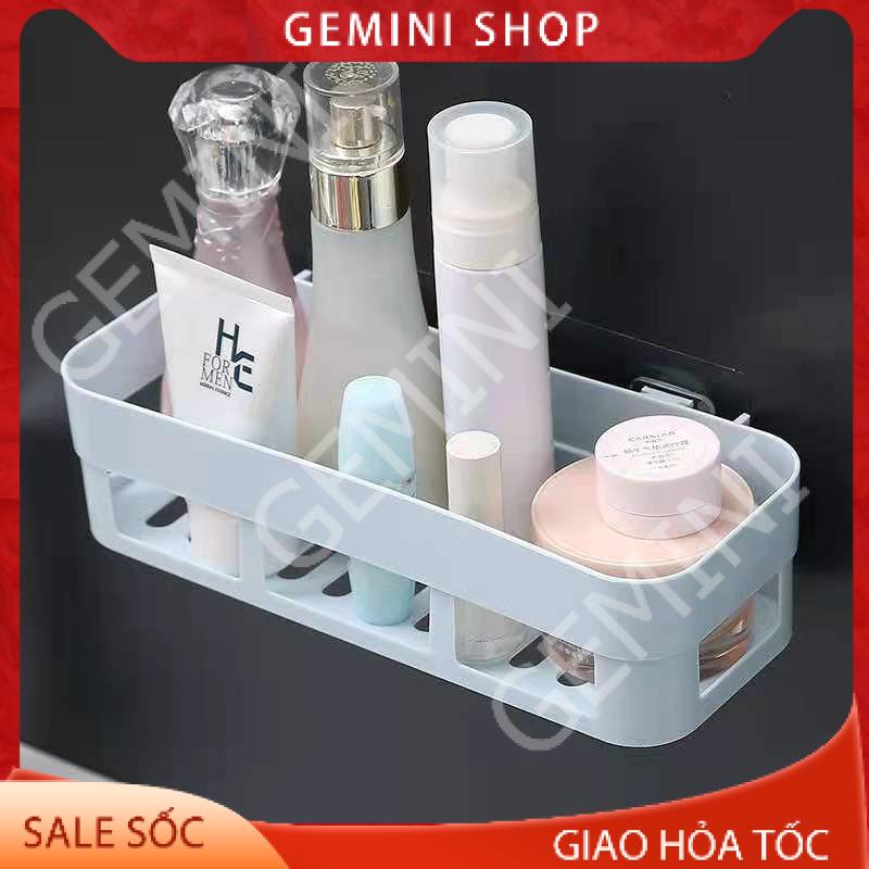 Kệ góc nhà tắm kệ chữ nhật dán tường N215 siêu dính chắc giá để đồ phòng tắm tam giác kệ ngang nhà bếp siêu chắc GEMINI