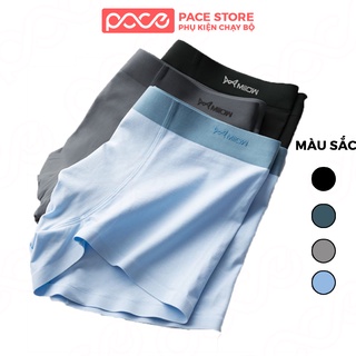 Hộp 4 cái quần lót nam boxer quần sịp boxer nam PACE Running 4 màu thoáng khí không viền thấm hút mồ hôi