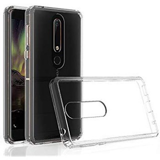 Ốp Silicon dẻo Nokia 6.1 Plus / Nokia X6 (trong suốt)