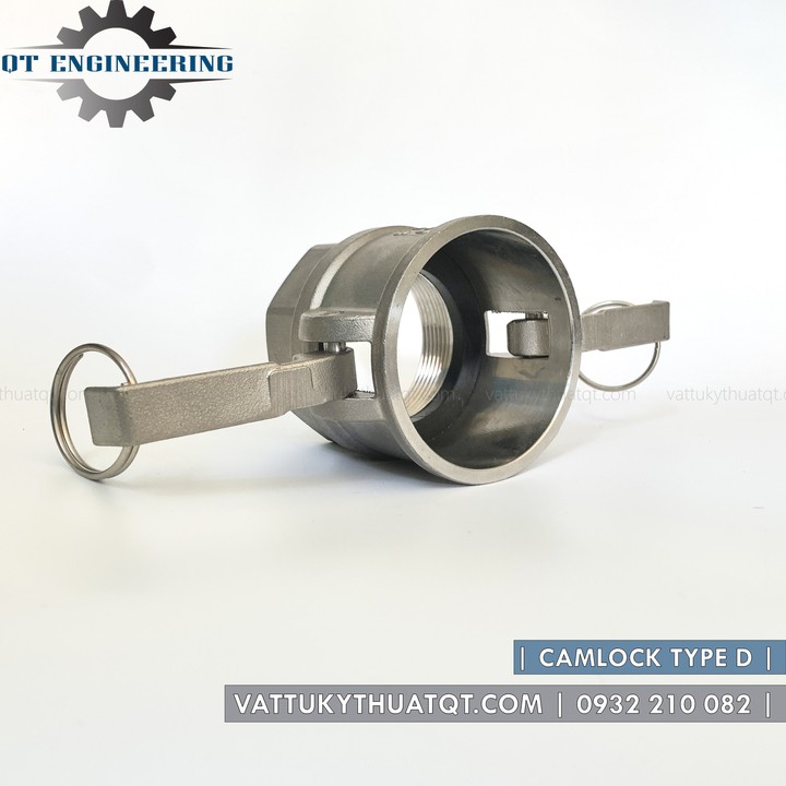 Khớp nối nhanh Camlock INOX 304 | Kiểu D | DN15,DN20,DN25