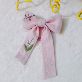 NƠ CỘT TÓC HANDMADE THÊU TAY