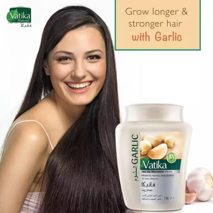 Kem ủ tóc Vatika chiết xuất tỏi kích thích mọc tóc - Vatika Garlic Hot Oil Treatment Cream
