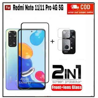 Miếng Dán Cường Lực 2 Trong 1 Cho REDMI NOTE 11 11 PRO TG