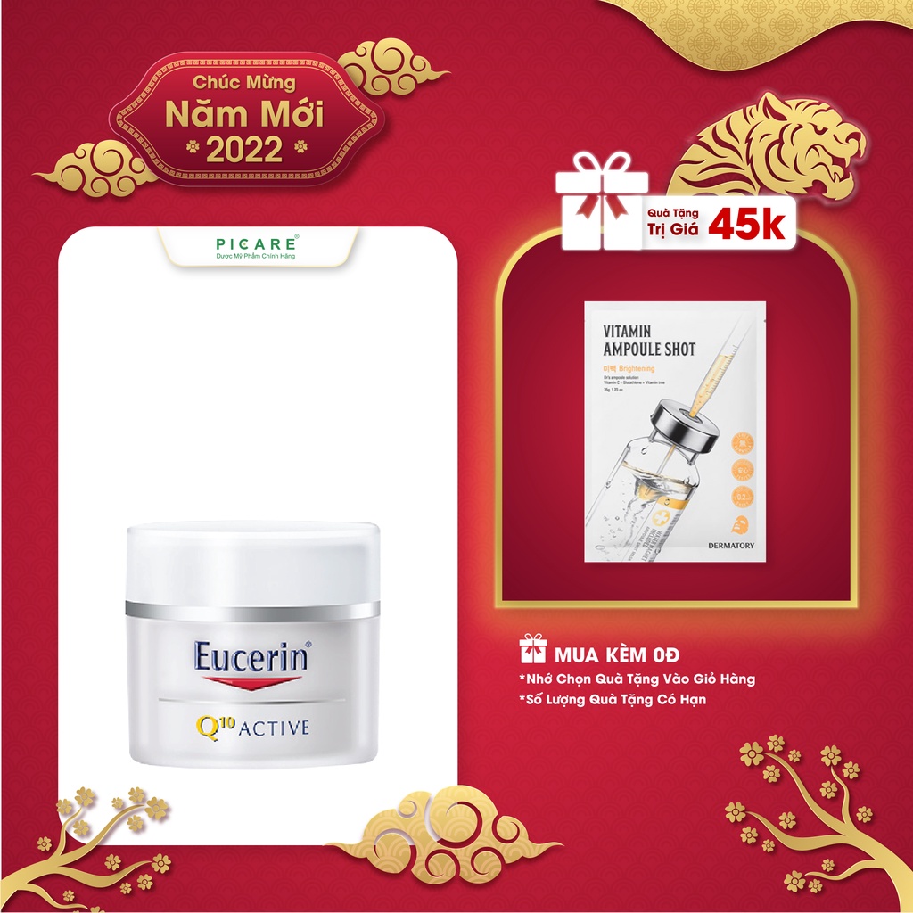 Kem dưỡng ẩm ngăn ngừa lão hóa ban Ngày Eucerin Q10 Active Day Cream 50ml - 63413