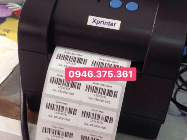 Máy in tem mã vạch kết hợp in hoá đơn đa năng