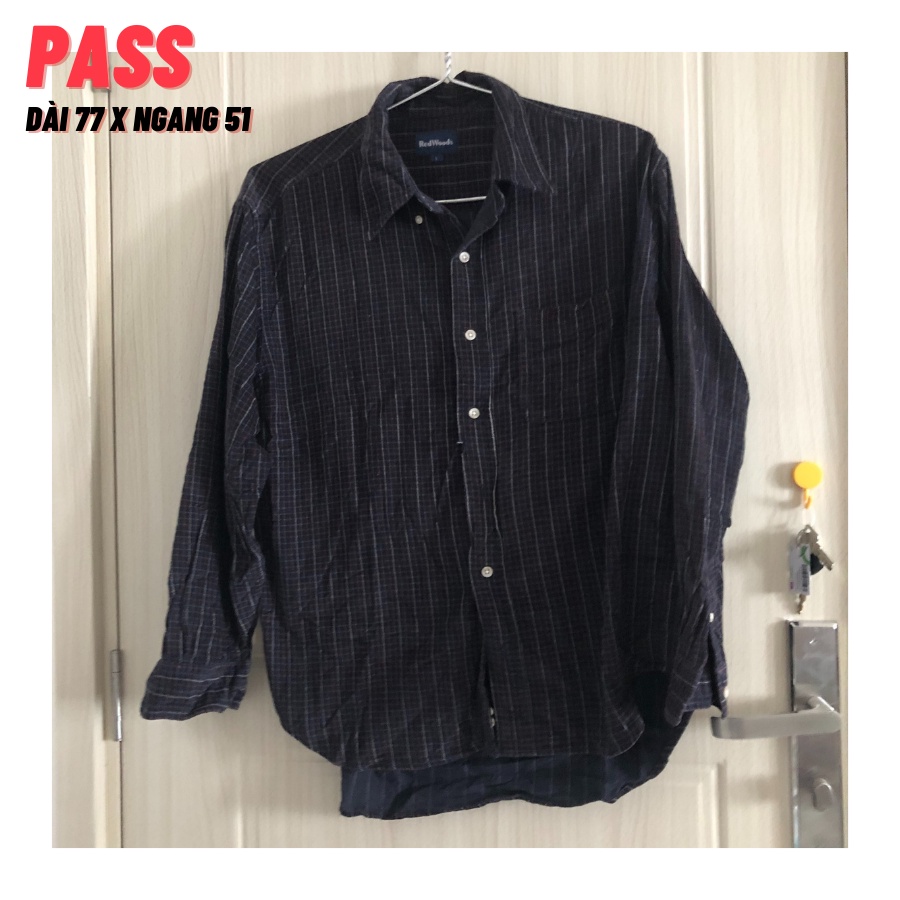 Pass Áo Sơ Mi Flannel Redwing Form Oversize Mới 99%