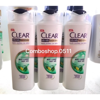 Dầu gội Clear bạc hà 340g (330ml) & 170g (165ml)