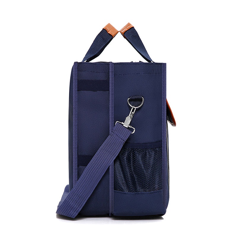 Túi Đeo Vai Đi Học Vải Canvas Cỡ Lớn Thiết Kế Dễ Thương Cho Bé