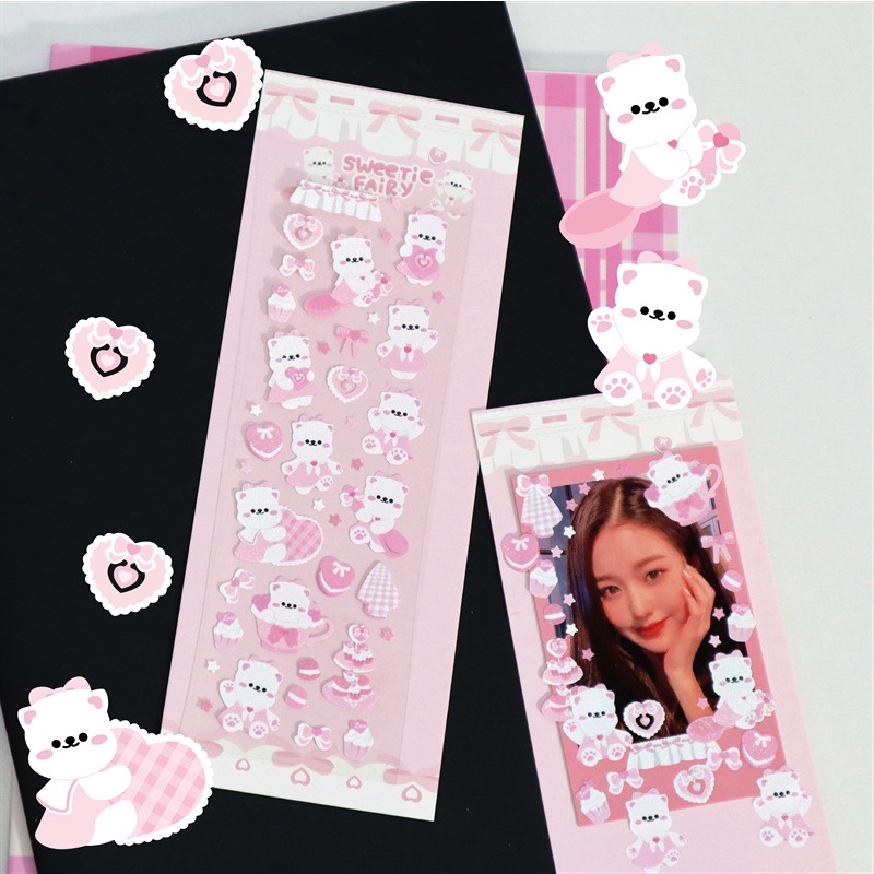 Miếng dán trang trí hình ảnh dễ thương tùy chọn