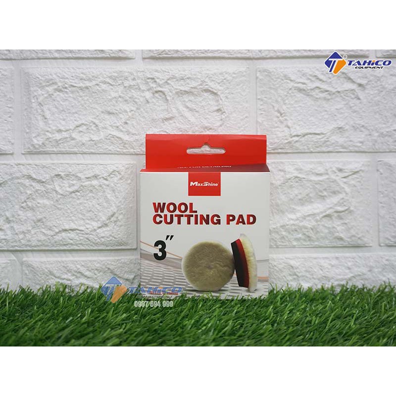 Phớt lông cừu xoắn đánh bóng ⚡ CHÍNH HÃNG⚡ cao cấp loại 3,5,6 inch Wool Cutting Pad - loại bỏ các vết trầy xước