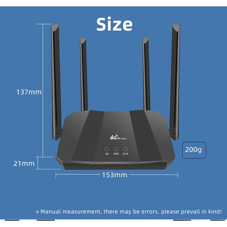 [Mã ELHAMS5 giảm 6% đơn 300K] Bộ Phát Wifi 4G CPE R8C - Tốc Độ 300Mbps - Hỗ Trợ 16 User - 1 Cổng LAN - TRẮNG