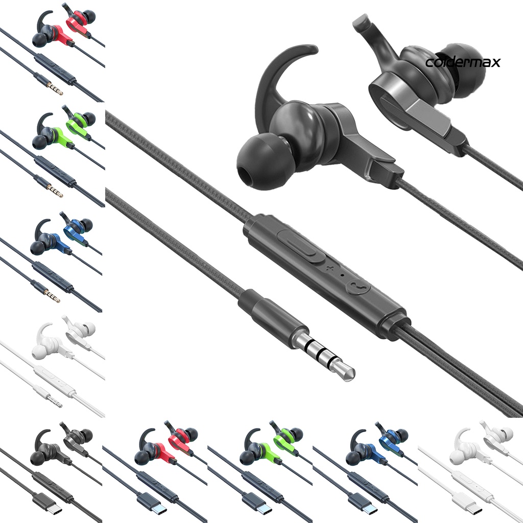 Tai Nghe Nhét Tai Jack 3.5mm/Type-C Có Micro Cho Chơi Game Thể Thao