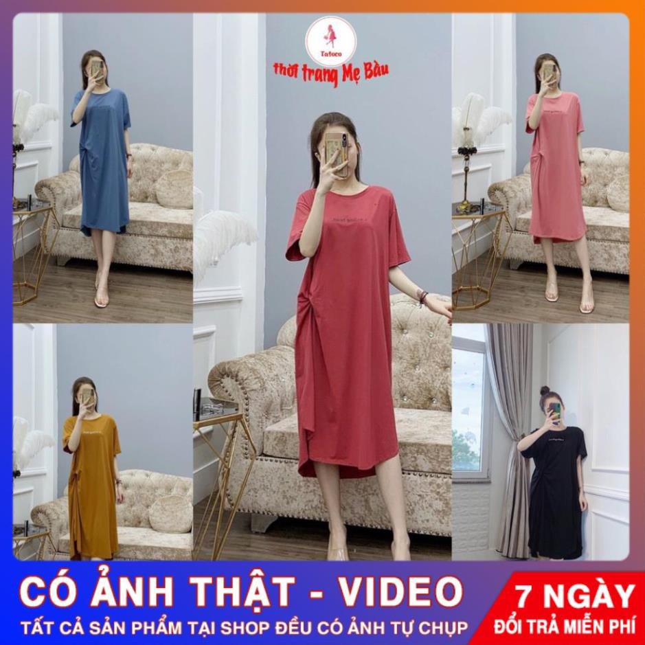Váy Bầu Xoắn Eo Willing New 6 màu (hình thật) (shop Tatoco)