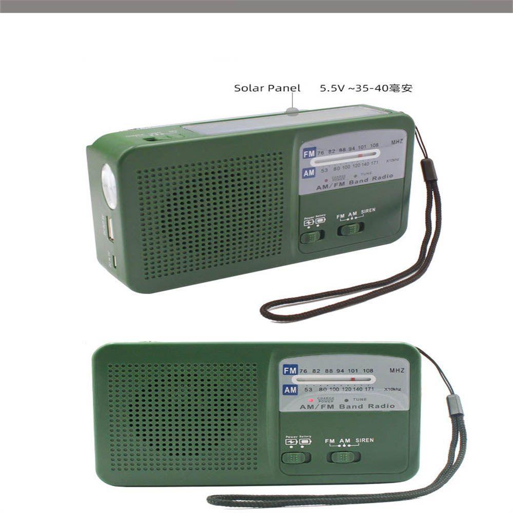 Đèn Pin Tích Hợp Radio Khẩn Cấp SHOUKEY Cổng Sạc USB Tiện Dụng