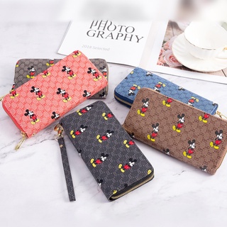 Ví dài nữ cầm tay da PU cao cấp phong cách Hàn Quốc GD mickey 20cm - Viling Store