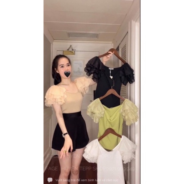 🌈 ÁO XỐP TAY BỒNG CÁNH TIÊN❤️