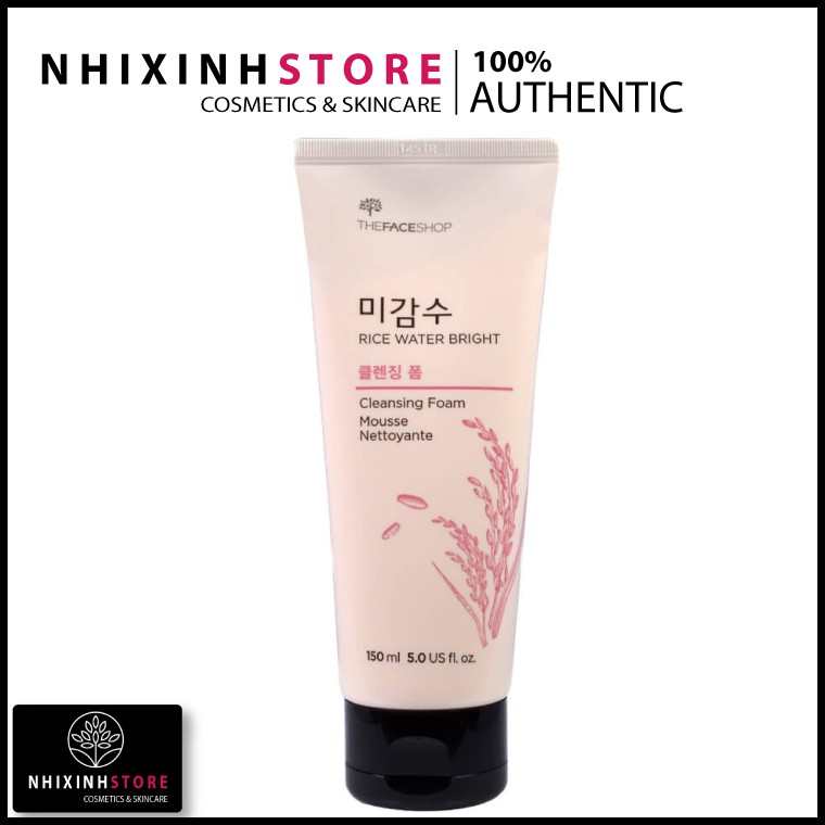 Sữa Rửa Mặt Gạo Rice Water Bright Cleansing Foam The Face Shop