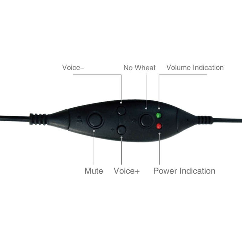 Tai Nghe Chơi Game Có Dây Điều Chỉnh Âm Lượng