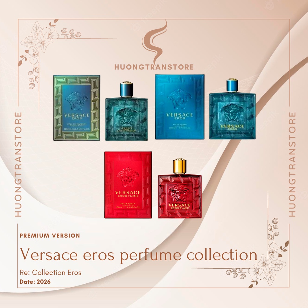 Nước hoa Versace Nam Eros EDT +EDP  Bản Đẳng Cấp