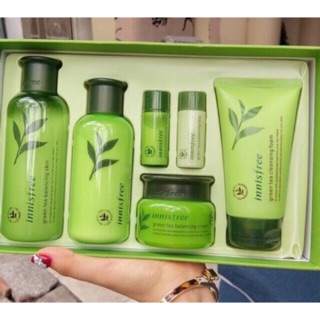 BỘ DƯỠNG DA TRÀ XANH GREEN TEA INNISFREE 6 món