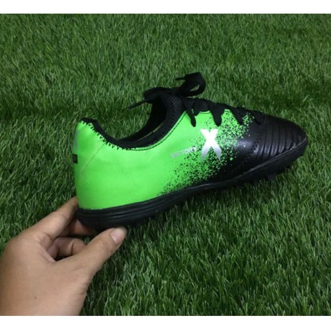 Giày đá bóng sân cỏ nhân tạo X đế cao su siêu bền  tặng tất [ CAM KẾT Y HÌNH]