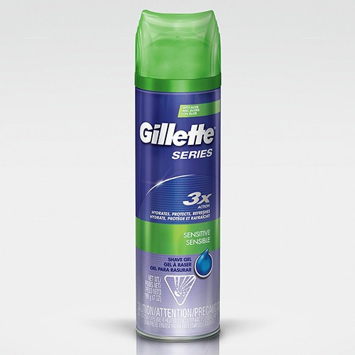 Gel cạo râu Gillette Series Sensitive, 198g