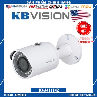 Camera ip hồng ngoại 4.0 megapixel kbvision kx-a4111n2 - bảo hành chính hãng 2 năm