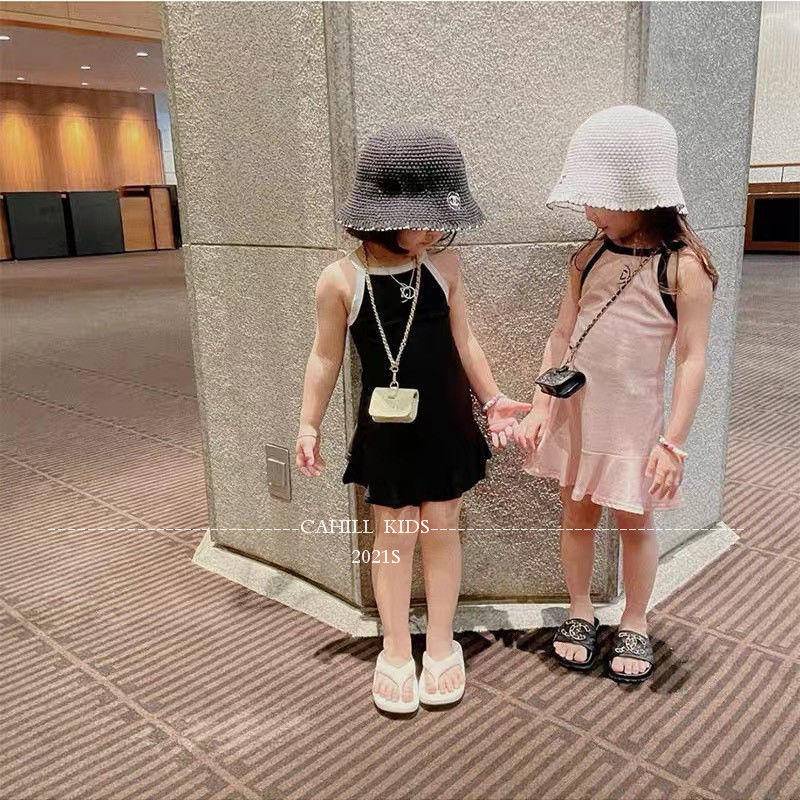 Đầm Công Chúa Mùa Hè Không Tay Phong Cách Phương Tây Dễ Phối Đồ Cho Bé Gái 5