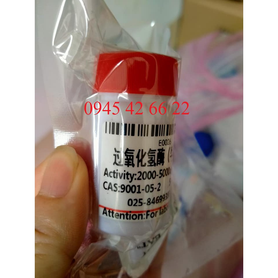 Hóa Chất Catalase - C9H10O3 - CAS: 9001-05-2 Lọ 5g