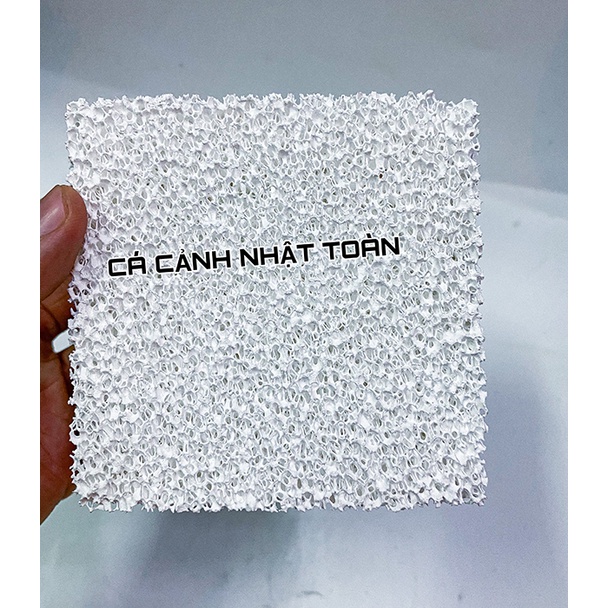 SỨ LỌC TÀU HỦ BACTERIA HOUSE SQUARE VẬT LIỆU LỌC BỂ CÁ CẢNH 10X10X5CM