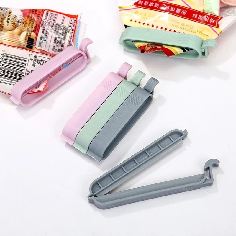 Kẹp Miệng Túi Đựng Thực Phẩm Chống Ẩm Màu Sắc Ngọt Ngào Tiện Dụng Cho Nhà Bếp