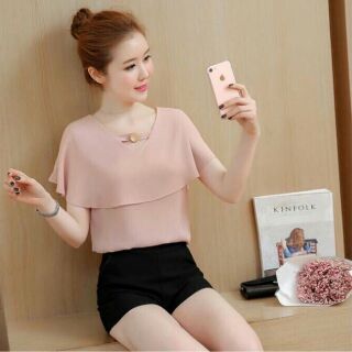 Áo Kiểu Cổ Cách Điệu Cindy