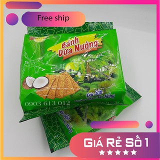 Bánh dừa nướng🏵️ FREESHIP 🏵️ Bánh dừa nướng Quảng Nam thương hiệu Mỹ Phương túi 170g, loại1  không mùi hôi dầu