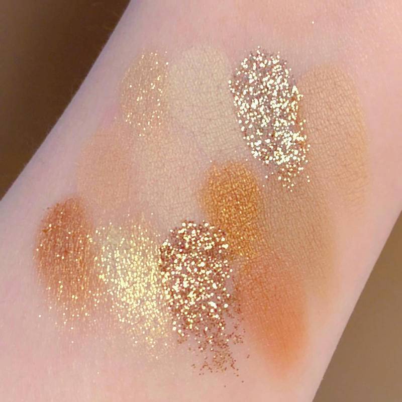 Bảng Phấn Mắt Màu Lì Ánh Ngọc Trai Lâu Trôi Lên Màu Chuẩn Insfany