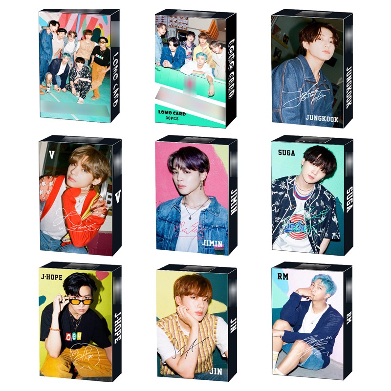 Hộp Lomo nhóm nhạc BTS Dynamite và thành viên V JUNGKOOK SUGA JIMIN