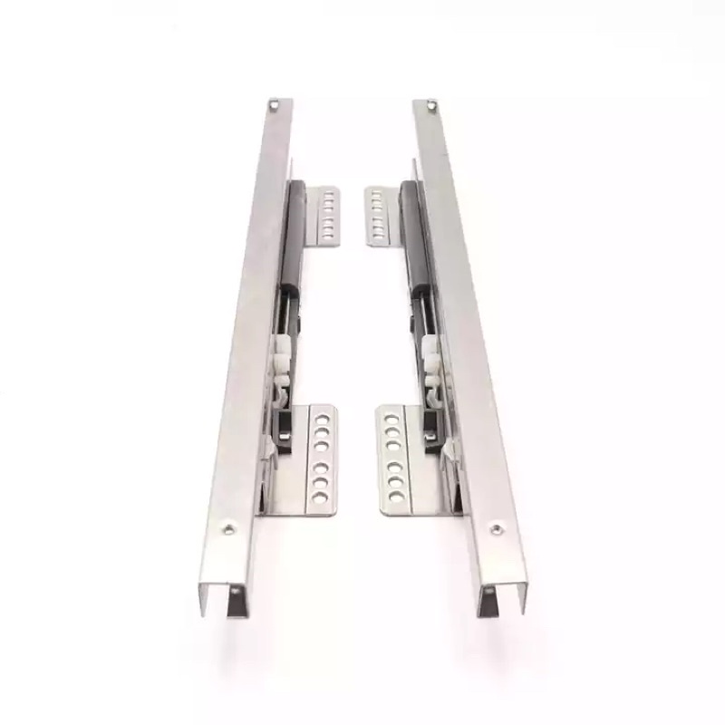Ray Âm 3 Tầng Giảm Chấn Inox, ray kéo ngăn tủ, hộc tiền, tủ bếp, tủ quần áo, tủ đầu giường