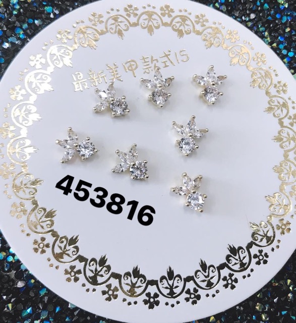 Đá đính móng tay chân mã 453814 đến 453821
