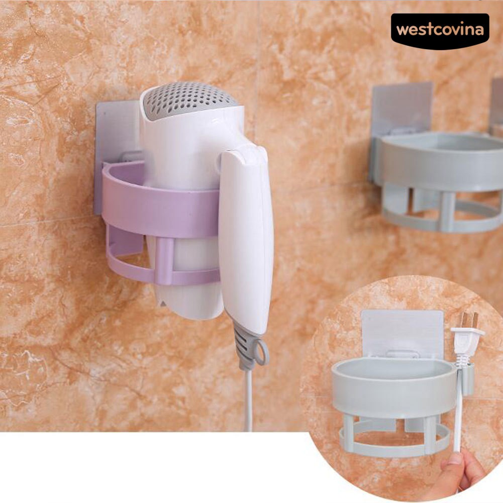 (Hàng Mới Về) Giá Đỡ Máy Sấy Tóc Gắn Tường Tiện Dụng