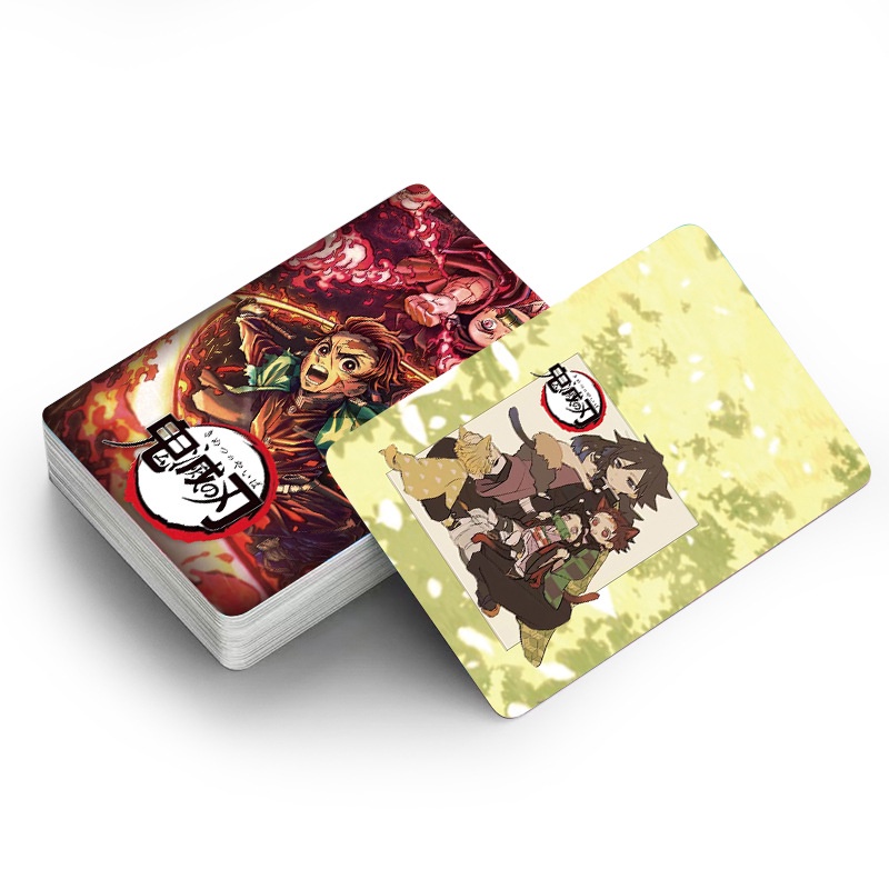 Hộp 30 Thẻ Demon Slayer Photocard Double-sided Color Printing Lomo Card