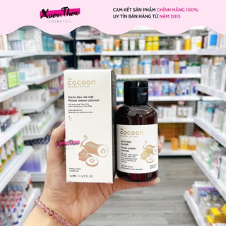 Sữa rửa mặt cocoon, gel bí đao rửa mặt, giảm dầu, giảm mụn, cocoon winter melon cleanser
