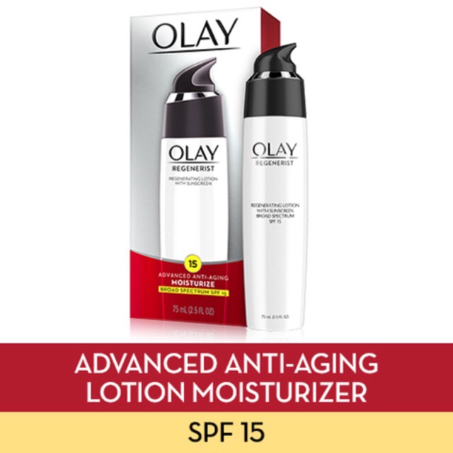 Sữa dưỡng ẩm chống nắng chống lão hoá Olay Regenerist Regenerating Lotion With Sunscreen 75ml Hàng Nhập USA