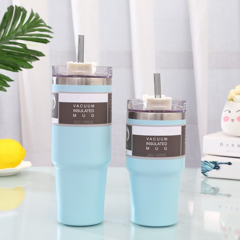 Bình Nước Giữ Nhiệt Bằng Thép Không Gỉ 304 Hai Lớp Dung Tích 20oz 300Ml 600ML 890ML