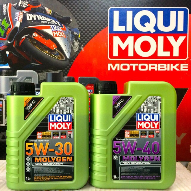 Nhớt Xe Tay Ga - Xe Hơi Liqui Moly Molygen New Generation 5W-30 và 5W-40 Made in Germany