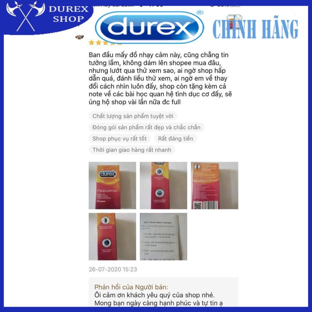Bao cao su durex pleasuremax - Bao cao su durex kingtex | BigBuy360 - bigbuy360.vn