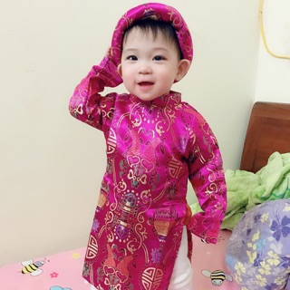 ÁO DÀI GẤM CHO BÉ