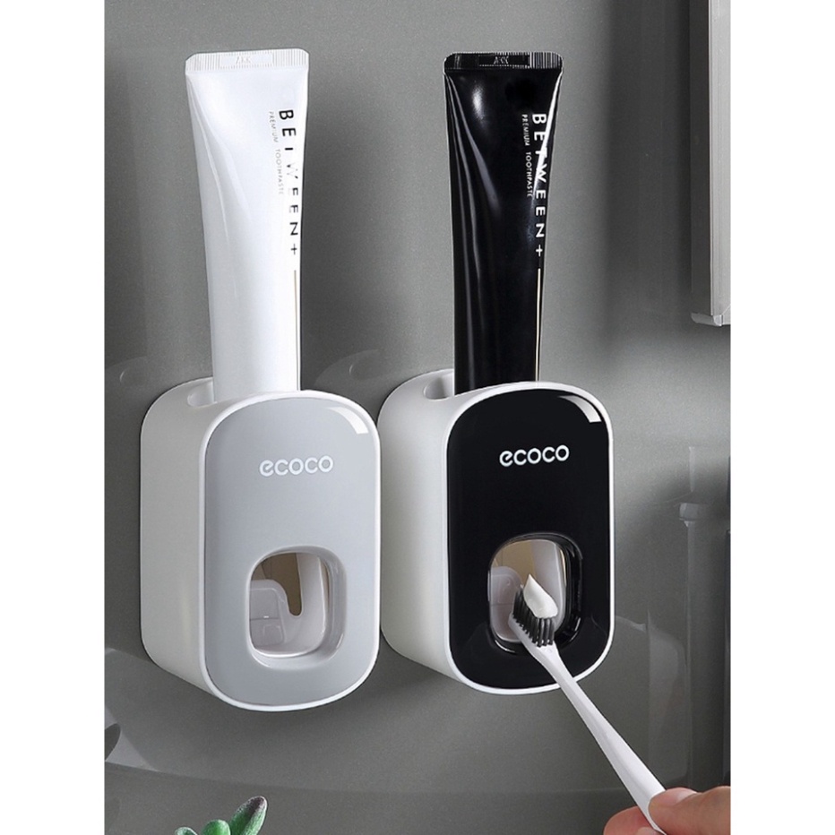 [ Hàng Mới Về ] Dụng cụ nhả kem đánh răng tự động ECOCO cao cấp thông minh tiện lợi sang trọng dán tường siêu chắc chắn