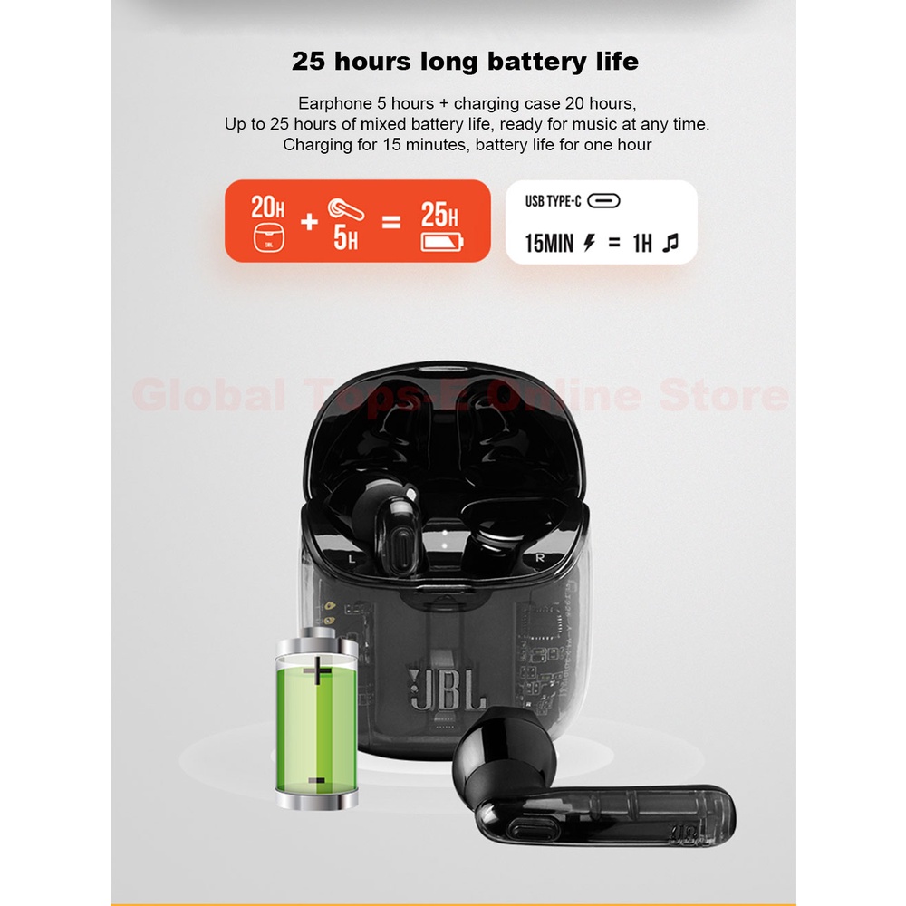 Tai Nghe Nhét Tai JBL TUNE 225TWS Bluetooth 5.0 T225TWS Âm Thanh Siêu Trầm Có Micro Chất Lượng Cao