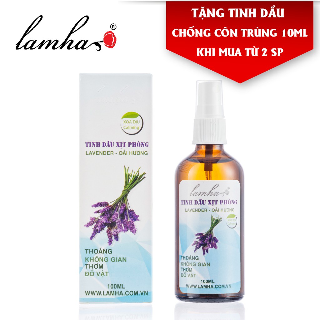 Tinh dầu xịt phòng Oải Hương LAMHA 100ml