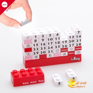 Lịch để bàn lắp ghép LEGO