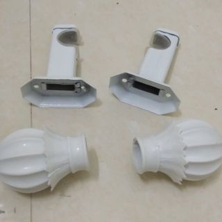 Trụ đỡ thanh rèm gắn tường